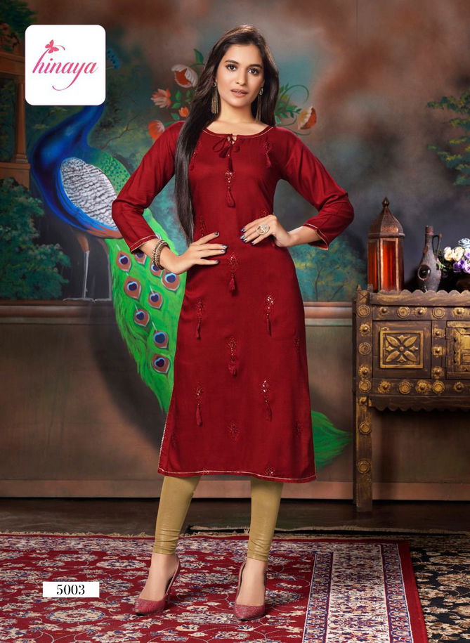 Kareena 4 Fancy Designer Embroidery Ethnic Wear Kurtis Collection